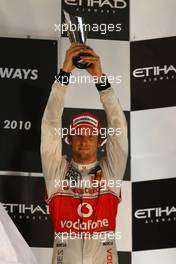 14.11.2010 Abu Dhabi, Abu Dhabi,  Jenson Button (GBR), McLaren Mercedes - Formula 1 World Championship, Rd 19, Abu Dhabi Grand Prix, Sunday Podium
