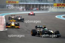 14.11.2010 Abu Dhabi, Abu Dhabi,  Heikki Kovalainen (FIN), Lotus F1 Team, T127 - Formula 1 World Championship, Rd 19, Abu Dhabi Grand Prix, Sunday Race