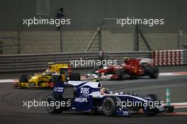 14.11.2010 Abu Dhabi, Abu Dhabi,  Nico Hulkenberg (GER), Williams F1 Team - Formula 1 World Championship, Rd 19, Abu Dhabi Grand Prix, Sunday Race