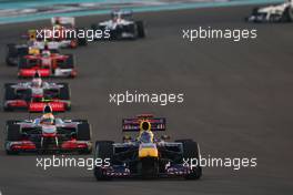 14.11.2010 Abu Dhabi, Abu Dhabi,  Sebastian Vettel (GER), Red Bull Racing - Formula 1 World Championship, Rd 19, Abu Dhabi Grand Prix, Sunday Race