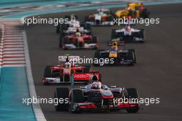 14.11.2010 Abu Dhabi, Abu Dhabi,  Jenson Button (GBR), McLaren Mercedes - Formula 1 World Championship, Rd 19, Abu Dhabi Grand Prix, Sunday Race