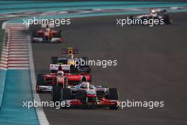 14.11.2010 Abu Dhabi, Abu Dhabi,  Jenson Button (GBR), McLaren Mercedes - Formula 1 World Championship, Rd 19, Abu Dhabi Grand Prix, Sunday Race