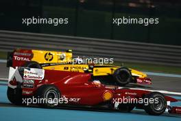 14.11.2010 Abu Dhabi, Abu Dhabi,  Fernando Alonso (ESP), Scuderia Ferrari runs wide - Formula 1 World Championship, Rd 19, Abu Dhabi Grand Prix, Sunday Race