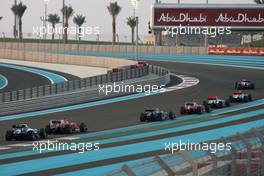 14.11.2010 Abu Dhabi, Abu Dhabi,  Start of the race, Sebastian Vettel (GER), Red Bull Racing  - Formula 1 World Championship, Rd 19, Abu Dhabi Grand Prix, Sunday Race