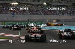 14.11.2010 Abu Dhabi, Abu Dhabi,  Lucas di Grassi (BRA), Virgin Racing - Formula 1 World Championship, Rd 19, Abu Dhabi Grand Prix, Sunday Race