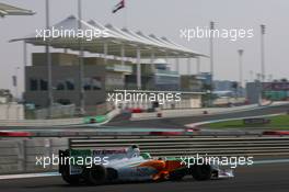 13.11.2010 Abu Dhabi, Abu Dhabi,  Vitantonio Liuzzi (ITA), Force India F1 Team - Formula 1 World Championship, Rd 19, Abu Dhabi Grand Prix, Saturday Practice