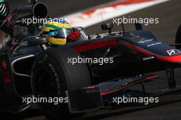 13.11.2010 Abu Dhabi, Abu Dhabi,  Bruno Senna (BRA), Hispania Racing F1 Team, HRT - Formula 1 World Championship, Rd 19, Abu Dhabi Grand Prix, Saturday Practice