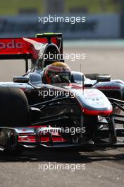 13.11.2010 Abu Dhabi, Abu Dhabi,  Lewis Hamilton (GBR), McLaren Mercedes - Formula 1 World Championship, Rd 19, Abu Dhabi Grand Prix, Saturday Practice