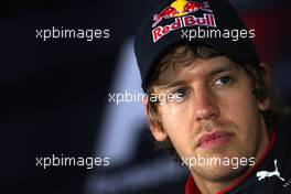 13.11.2010 Abu Dhabi, Abu Dhabi,  Sebastian Vettel (GER), Red Bull Racing - Formula 1 World Championship, Rd 19, Abu Dhabi Grand Prix, Saturday Press Conference
