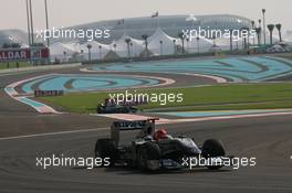 13.11.2010 Abu Dhabi, Abu Dhabi,  Michael Schumacher (GER), Mercedes GP Petronas - Formula 1 World Championship, Rd 19, Abu Dhabi Grand Prix, Saturday Practice