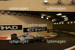 13.11.2010 Abu Dhabi, Abu Dhabi,  Michael Schumacher (GER), Mercedes GP Petronas - Formula 1 World Championship, Rd 19, Abu Dhabi Grand Prix, Saturday Qualifying