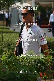 13.11.2010 Abu Dhabi, Abu Dhabi,  Michael Schumacher (GER), Mercedes GP Petronas - Formula 1 World Championship, Rd 19, Abu Dhabi Grand Prix, Saturday