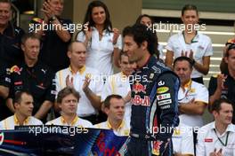 14.11.2010 Abu Dhabi, Abu Dhabi,  Mark Webber (AUS), Red Bull Racing - Formula 1 World Championship, Rd 19, Abu Dhabi Grand Prix, Sunday
