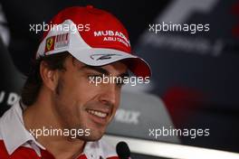 11.11.2010 Abu Dhabi, Abu Dhabi,  Fernando Alonso (ESP), Scuderia Ferrari - Formula 1 World Championship, Rd 19, Abu Dhabi Grand Prix, Thursday Press Conference