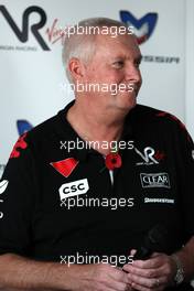 11.11.2010 Abu Dhabi, Abu Dhabi,  John Booth, Virgin Racing Sporting Director at a press conference where Virgin Racing announced that Marussia have acquired a shareholding in the team - Formula 1 World Championship, Rd 19, Abu Dhabi Grand Prix, Thursday