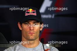 11.11.2010 Abu Dhabi, Abu Dhabi,  Mark Webber (AUS), Red Bull Racing - Formula 1 World Championship, Rd 19, Abu Dhabi Grand Prix, Thursday Press Conference