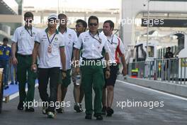 11.11.2010 Abu Dhabi, Abu Dhabi,  Heikki Kovalainen (FIN), Lotus F1 Team  - Formula 1 World Championship, Rd 19, Abu Dhabi Grand Prix, Thursday