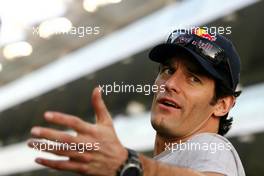 11.11.2010 Abu Dhabi, Abu Dhabi,  Mark Webber (AUS), Red Bull Racing  - Formula 1 World Championship, Rd 19, Abu Dhabi Grand Prix, Thursday