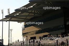 11.11.2010 Abu Dhabi, Abu Dhabi,  grandstands atmosphere - Formula 1 World Championship, Rd 19, Abu Dhabi Grand Prix, Thursday