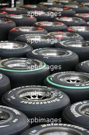 11.11.2010 Abu Dhabi, Abu Dhabi,  Bridgestone tyres - Formula 1 World Championship, Rd 19, Abu Dhabi Grand Prix, Thursday