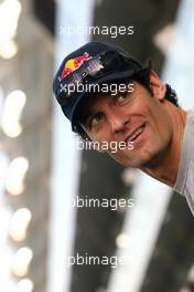 11.11.2010 Abu Dhabi, Abu Dhabi,  Mark Webber (AUS), Red Bull Racing  - Formula 1 World Championship, Rd 19, Abu Dhabi Grand Prix, Thursday