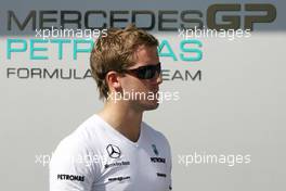 11.11.2010 Abu Dhabi, Abu Dhabi,  Sam Bird (GBR), Test Driver, Mercedes GP   - Formula 1 World Championship, Rd 19, Abu Dhabi Grand Prix, Thursday