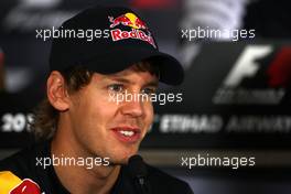 11.11.2010 Abu Dhabi, Abu Dhabi,  Sebastian Vettel (GER), Red Bull Racing - Formula 1 World Championship, Rd 19, Abu Dhabi Grand Prix, Thursday Press Conference