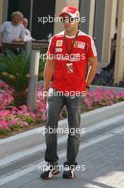 11.11.2010 Abu Dhabi, Abu Dhabi,  Felipe Massa (BRA), Scuderia Ferrari - Formula 1 World Championship, Rd 19, Abu Dhabi Grand Prix, Thursday