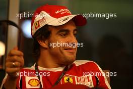 11.11.2010 Abu Dhabi, Abu Dhabi,  Fernando Alonso (ESP), Scuderia Ferrari - Formula 1 World Championship, Rd 19, Abu Dhabi Grand Prix, Thursday