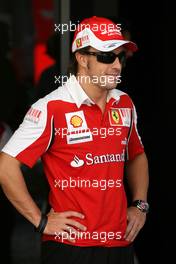 11.11.2010 Abu Dhabi, Abu Dhabi,  Fernando Alonso (ESP), Scuderia Ferrari  - Formula 1 World Championship, Rd 19, Abu Dhabi Grand Prix, Thursday