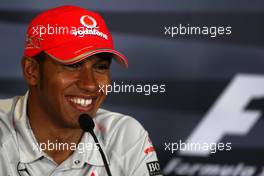 11.11.2010 Abu Dhabi, Abu Dhabi,  Lewis Hamilton (GBR), McLaren Mercedes - Formula 1 World Championship, Rd 19, Abu Dhabi Grand Prix, Thursday Press Conference