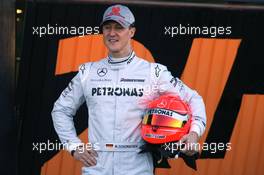 01.02.2010 Valencia, Spain,  Michael Schumacher (GER), Mercedes GP  - Formula 1 Testing, Valencia