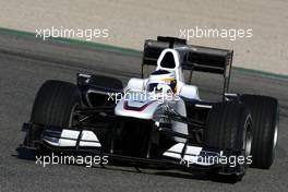 01.02.2010 Valencia, Spain,  Pedro de la Rosa (ESP), BMW Sauber F1 Team - Formula 1 Testing, Valencia