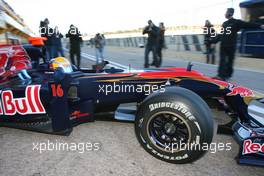 01.02.2010 Valencia, Spain,  Sebastien Buemi (SUI), Scuderia Toro Rosso  - Formula 1 Testing, Valencia