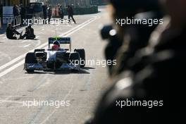 01.02.2010 Valencia, Spain,  Michael Schumacher (GER), Mercedes GP  - Formula 1 Testing, Valencia