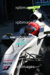 01.02.2010 Valencia, Spain,  Michael Schumacher (GER), Mercedes GP  - Formula 1 Testing, Valencia