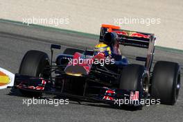 01.02.2010 Valencia, Spain,  Sébastien Buemi (SUI), Scuderia Toro Rosso - Formula 1 Testing, Valencia