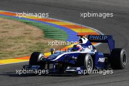 01.02.2010 Valencia, Spain,  Rubens Barrichello (BRA), Williams F1 Team - Formula 1 Testing, Valencia