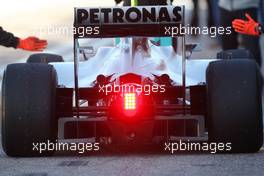 01.02.2010 Valencia, Spain,  Nico Rosberg (GER), Mercedes GP, W01, detail - Formula 1 Testing, Valencia