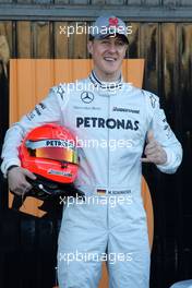 01.02.2010 Valencia, Spain,  Michael Schumacher (GER), Mercedes GP - Formula 1 Testing, Valencia