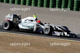 01.02.2010 Valencia, Spain,  Michael Schumacher (GER), Mercedes GP, W01 - Formula 1 Testing, Valencia