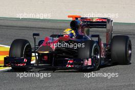 01.02.2010 Valencia, Spain,  Sébastien Buemi (SUI), Scuderia Toro Rosso - Formula 1 Testing, Valencia