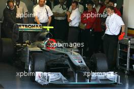 01.02.2010 Valencia, Spain,  Michael Schumacher (GER), Mercedes GP  - Formula 1 Testing, Valencia