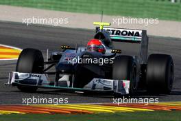 01.02.2010 Valencia, Spain,  Michael Schumacher (GER), Mercedes GP, W01 - Formula 1 Testing, Valencia