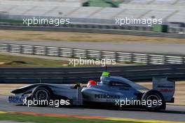 01.02.2010 Valencia, Spain,  Michael Schumacher (GER), Mercedes GP, W01 - Formula 1 Testing, Valencia