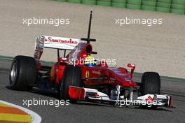 01.02.2010 Valencia, Spain,  Felipe Massa (BRA), Scuderia Ferrari, F10 - Formula 1 Testing, Valencia