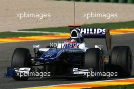 01.02.2010 Valencia, Spain,  Rubens Barrichello (BRA), Williams F1 Team  - Formula 1 Testing, Valencia