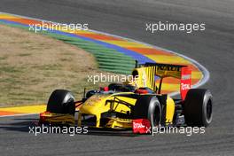 01.02.2010 Valencia, Spain,  Robert Kubica (POL), Renault F1 Team - Formula 1 Testing, Valencia