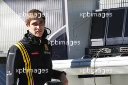 01.02.2010 Valencia, Spain,  Vitaly Petrov (RUS), Renault F1 Team - Formula 1 Testing, Valencia