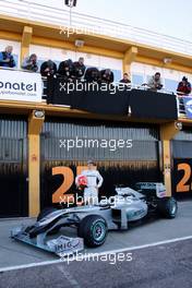 01.02.2010 Valencia, Spain,  Michael Schumacher (GER), Mercedes GP - Formula 1 Testing, Valencia